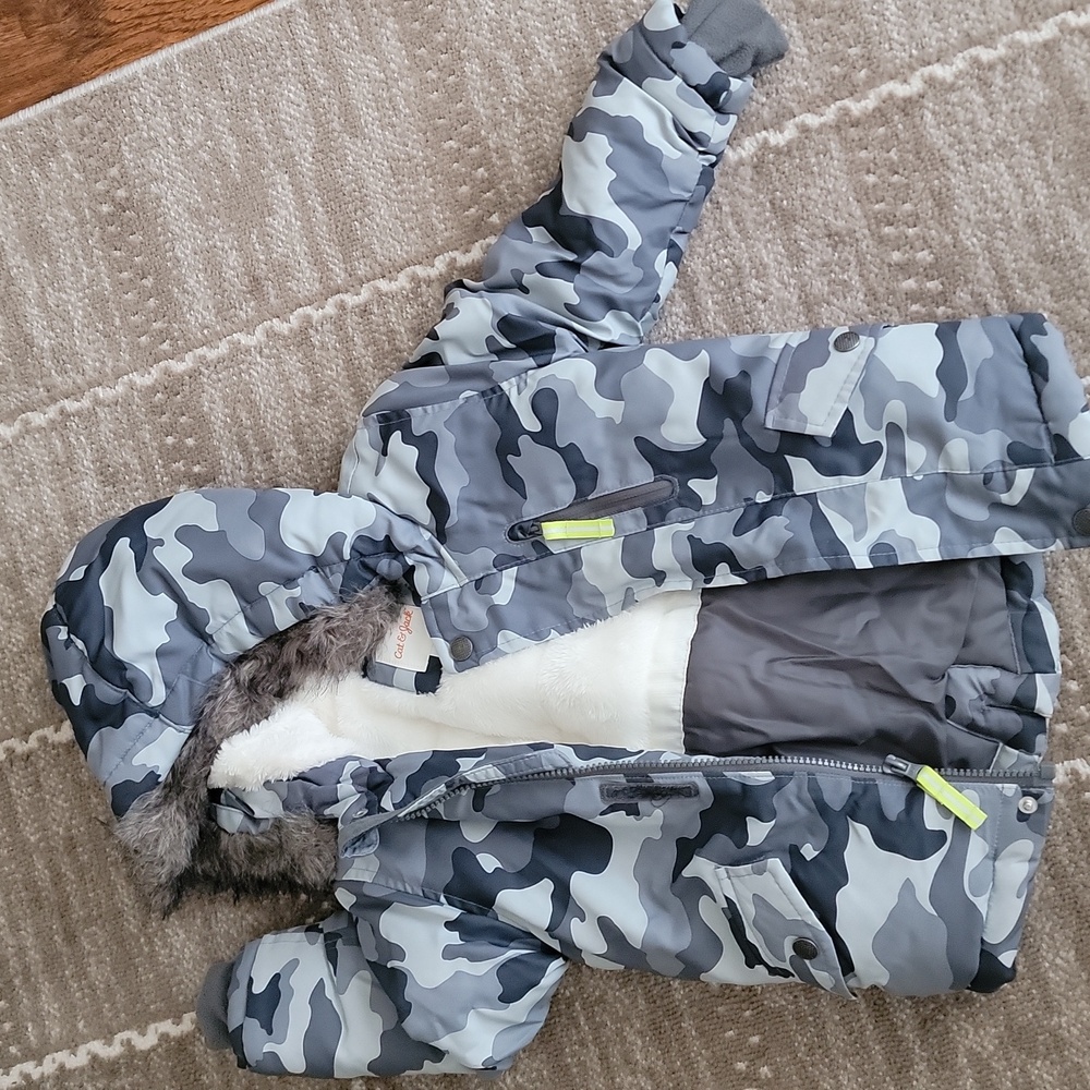 Toddler winter jacket with hood